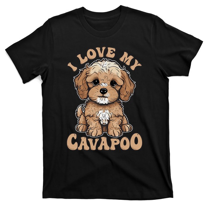 I Love My Cavapoo Dog Lover Cavoodle Owner T-Shirt