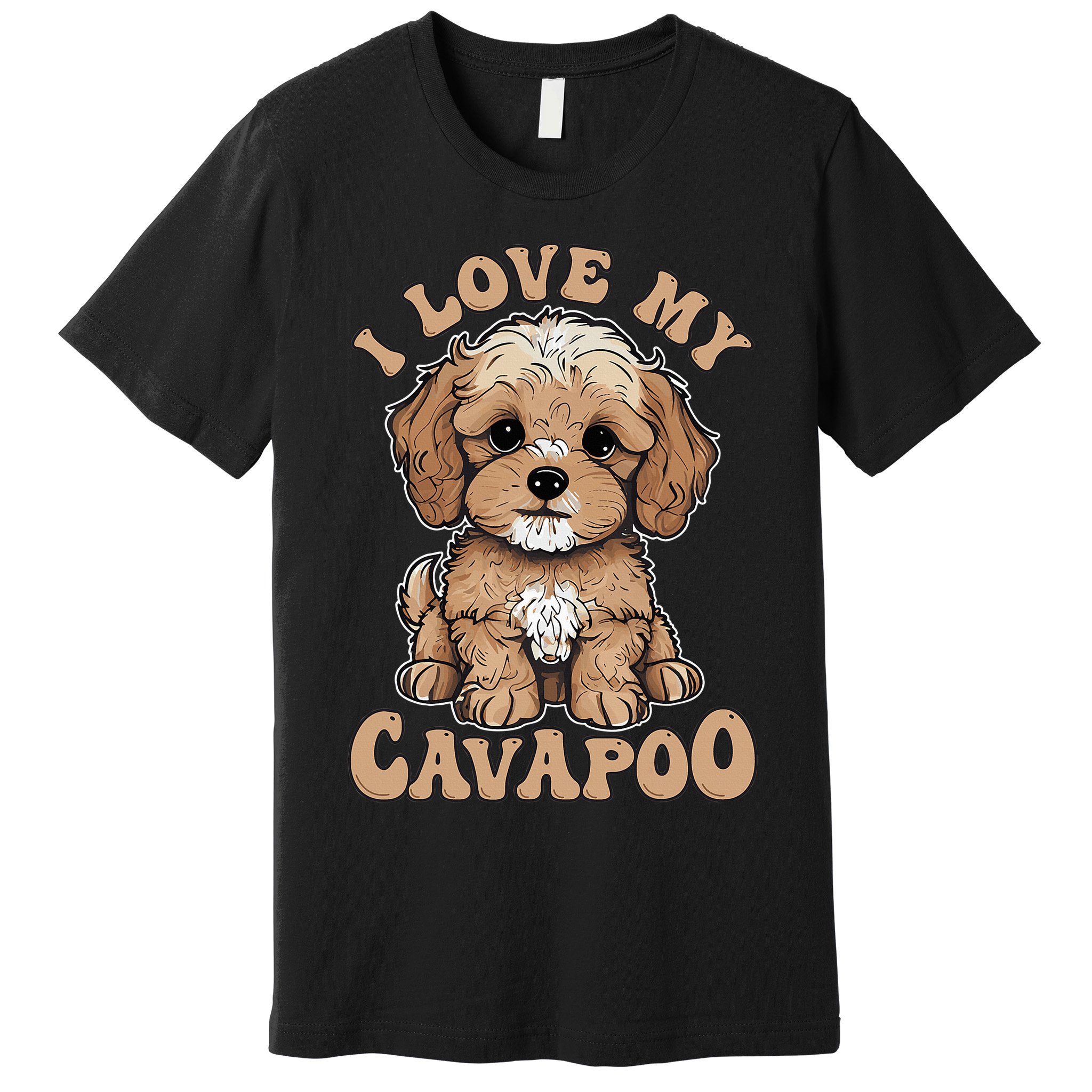 I Love My Cavapoo Dog Lover Cavoodle Owner Premium T-Shirt