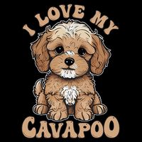 I Love My Cavapoo Dog Lover Cavoodle Owner Visor