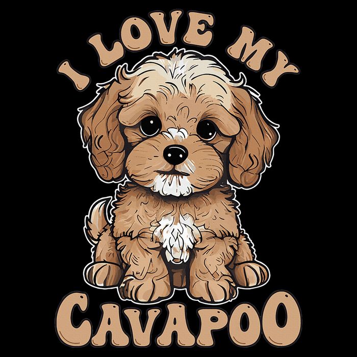 I Love My Cavapoo Dog Lover Cavoodle Owner Visor