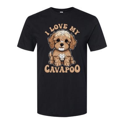 I Love My Cavapoo Dog Lover Cavoodle Owner Softstyle CVC T-Shirt