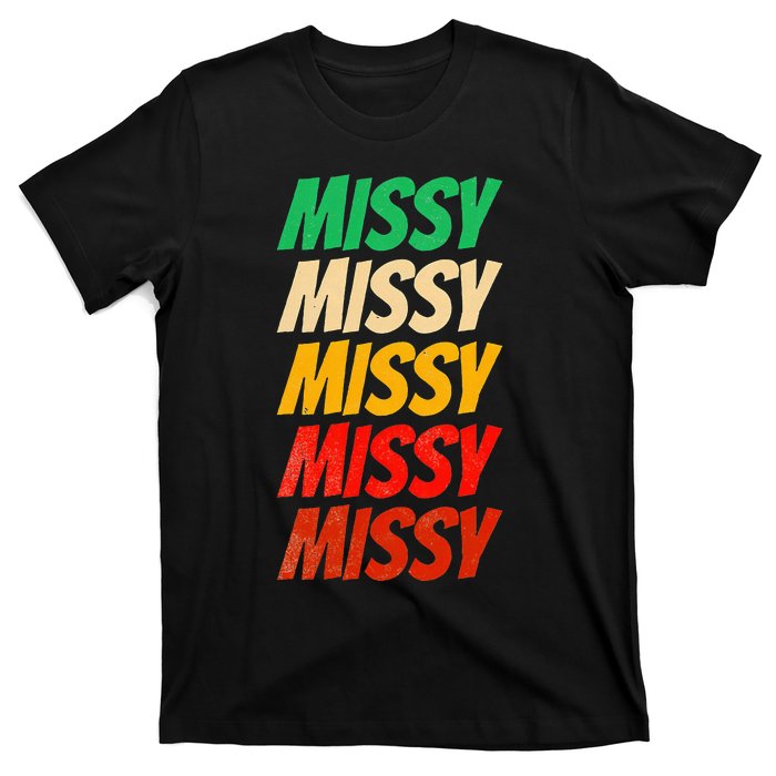 I Love Missy First Name Missy Vintage T-Shirt