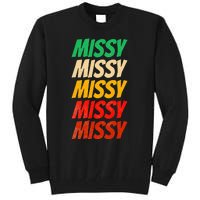 I Love Missy First Name Missy Vintage Tall Sweatshirt