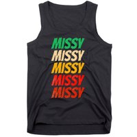 I Love Missy First Name Missy Vintage Tank Top