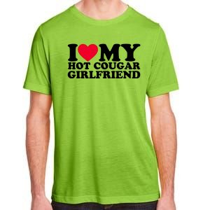 I Love My Hot Cougar Girlfriend GF I Heart My Hot Cougar Girlfriend Adult ChromaSoft Performance T-Shirt