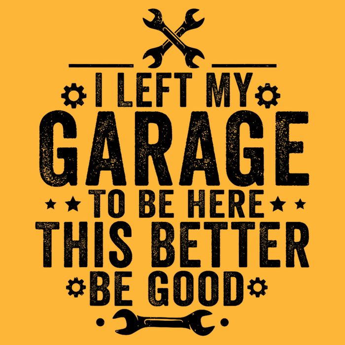 I Left My Garage To Be Here This Better Good Mechanic Car  Pom Pom 12in Knit Beanie