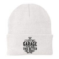 I Left My Garage To Be Here This Better Good Mechanic Car  Beanie