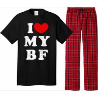 I Love My Boyfriend I Heart My Bf Pajama Set