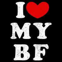I Love My Boyfriend I Heart My Bf Womens Tank Top