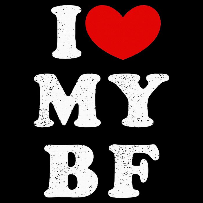I Love My Boyfriend I Heart My Bf Womens Tank Top