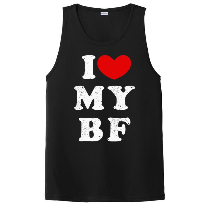 I Love My Boyfriend I Heart My Bf PosiCharge Competitor Tank