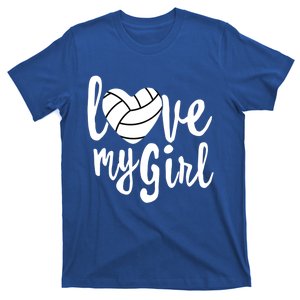 I Love My Mom Volleyball Cute Volleyball Mom Gift T-Shirt