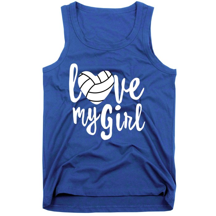 I Love My Mom Volleyball Cute Volleyball Mom Gift Tank Top