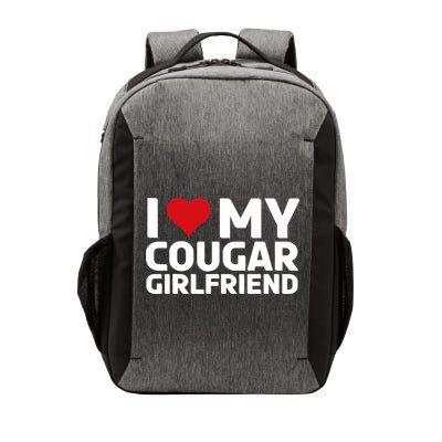 I Love My Cougar Girlfriend | I Heart My Cougar Girlfriend Vector Backpack