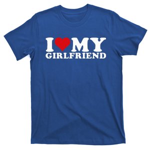 I Love My Girlfriend Gf I Heart My Girlfriend Gf T-Shirt