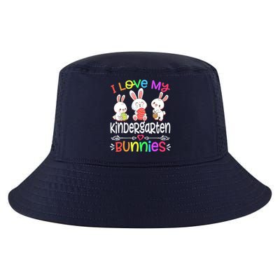 I Love My Kindergarten Bunnies teacher Easter Day Bunny Egg Cool Comfort Performance Bucket Hat