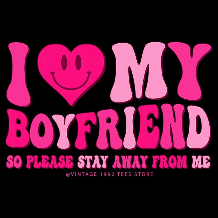 I Love My Boyfriend Valentines Day I Heart My Boyfriend Bf Backpack