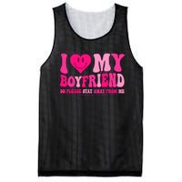 I Love My Boyfriend Valentines Day I Heart My Boyfriend Bf Mesh Reversible Basketball Jersey Tank