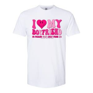 I Love My Boyfriend Valentines Day I Heart My Boyfriend Bf Softstyle CVC T-Shirt