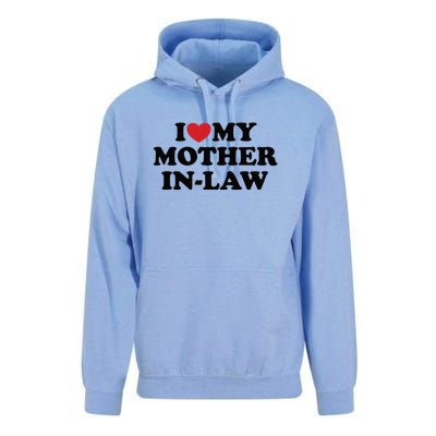 I Love My Mother In Law Unisex Surf Hoodie