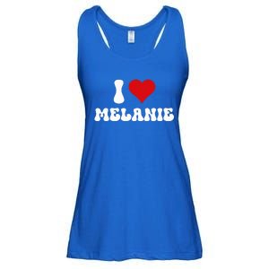 I Love Melanie I Heart Melanie Valentine's Day  Ladies Essential Flowy Tank