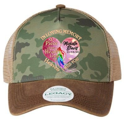In Loving Memory Tribute Custom Rip Personalized Family Legacy Tie Dye Trucker Hat