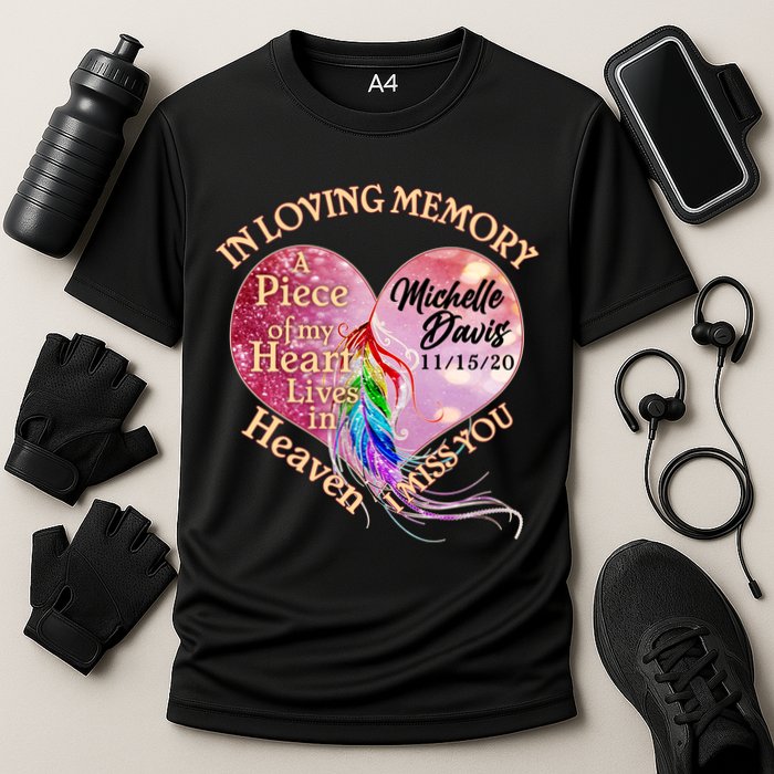 In Loving Memory Tribute Custom Rip Personalized Family Performance Shirt