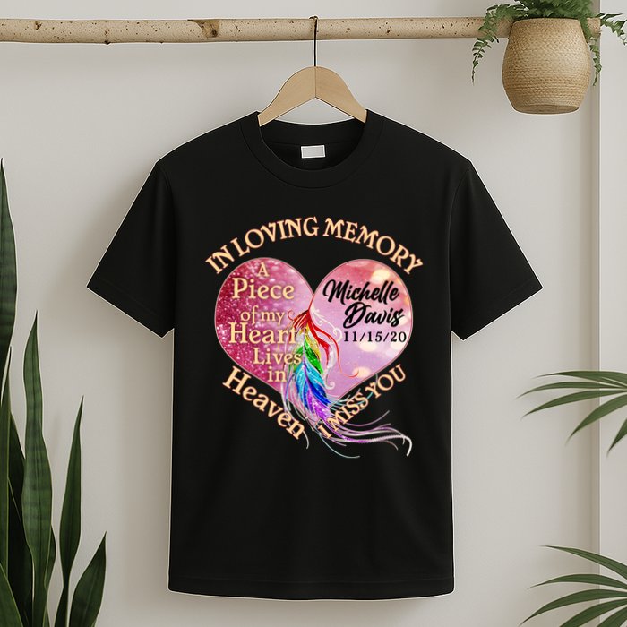 In Loving Memory Tribute Custom Rip Personalized Family T-Shirt