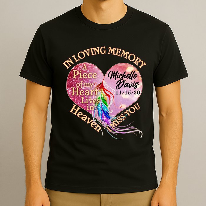 In Loving Memory Tribute Custom Rip Personalized Family T-Shirt
