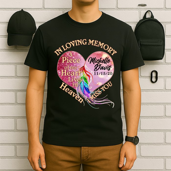 In Loving Memory Tribute Custom Rip Personalized Family T-Shirt