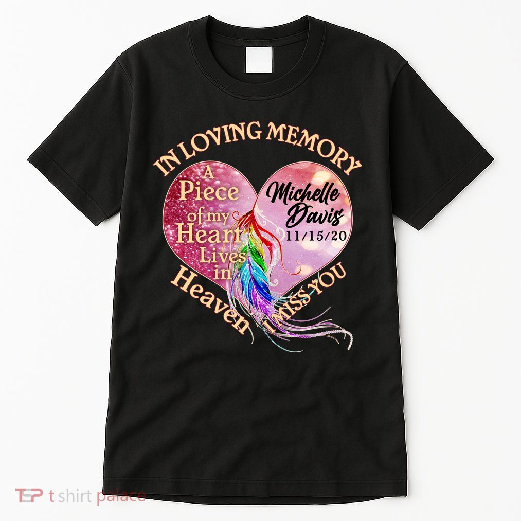 In Loving Memory Tribute Custom Rip Personalized Family Tall T-Shirt