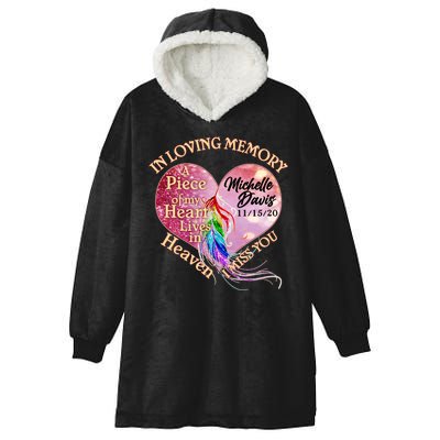 In Loving Memory Tribute Custom Rip Personalized Family Hooded Wearable Blanket