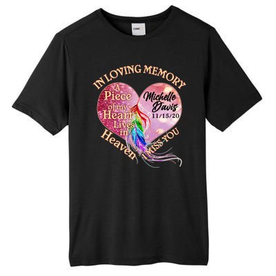 In Loving Memory Tribute Custom Rip Personalized Family Tall Fusion ChromaSoft Performance T-Shirt