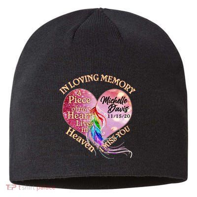 In Loving Memory Tribute Custom Rip Personalized Family Sustainable Beanie