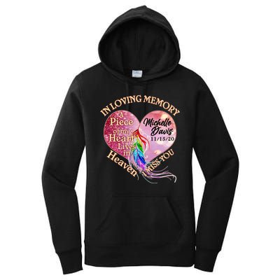In Loving Memory Tribute Custom Rip Personalized Family Women's Pullover Hoodie