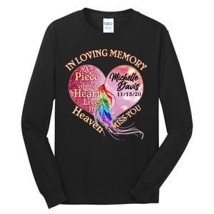 In Loving Memory Tribute Custom Rip Personalized Family Tall Long Sleeve T-Shirt