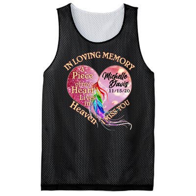 In Loving Memory Tribute Custom Rip Personalized Family Mesh Reversible Basketball Jersey Tank