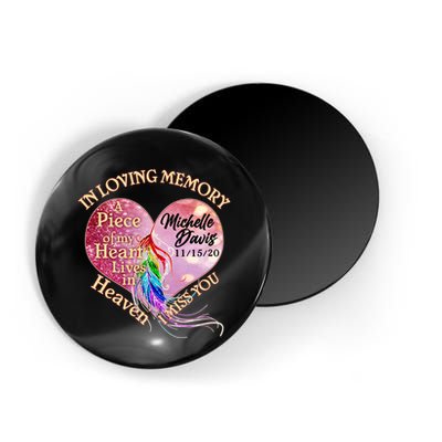 In Loving Memory Tribute Custom Rip Personalized Family Magnet