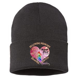 In Loving Memory Tribute Custom Rip Personalized Family Sustainable Knit Beanie