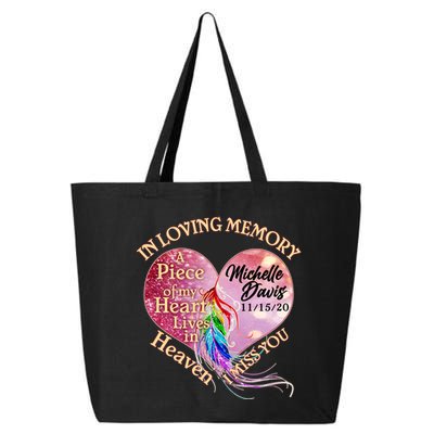 In Loving Memory Tribute Custom Rip Personalized Family 25L Jumbo Tote