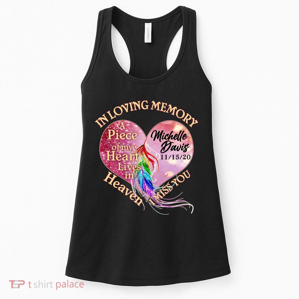 In Loving Memory Tribute Custom Rip Personalized Family Womens Tank Top