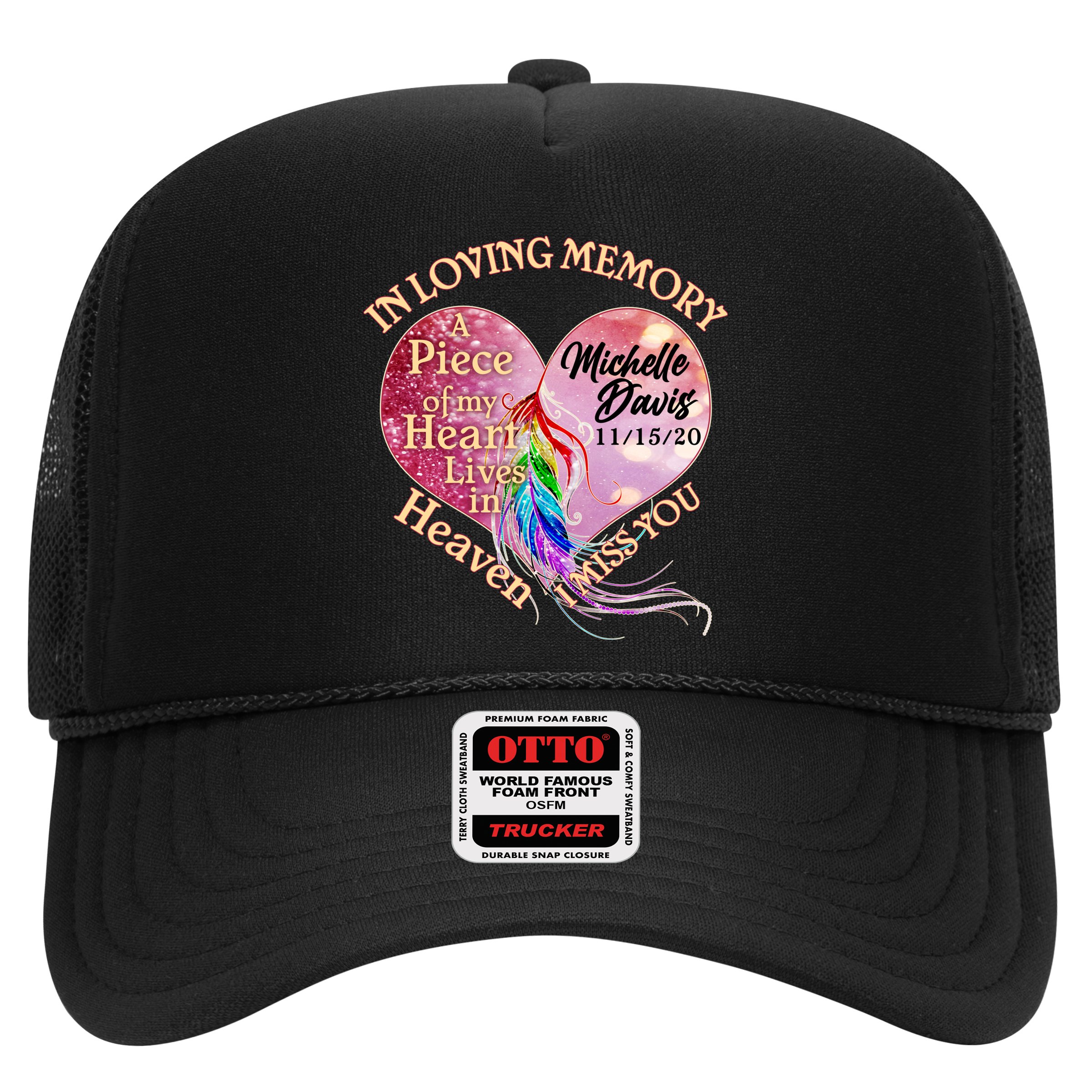 In Loving Memory Tribute Custom Rip Personalized Family Hat