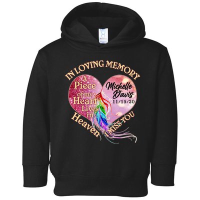 In Loving Memory Tribute Custom Rip Personalized Family Toddler Hoodie