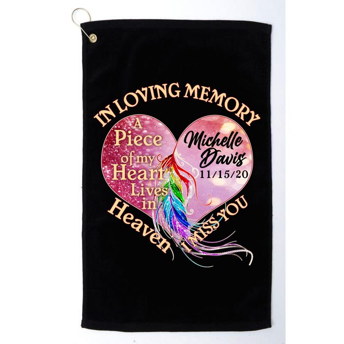 In Loving Memory Tribute Custom Rip Personalized Family Golf Towel