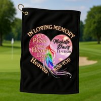In Loving Memory Tribute Custom Rip Personalized Family Golf Towel