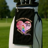 In Loving Memory Tribute Custom Rip Personalized Family Golf Towel