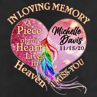 In Loving Memory Tribute Custom Rip Personalized Family Golf Towel