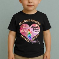 In Loving Memory Tribute Custom Rip Personalized Family Toddler T-Shirt