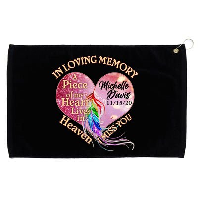 In Loving Memory Tribute Custom Rip Personalized Family Grommeted Golf Towel