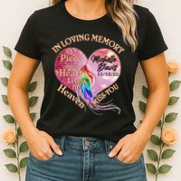 In Loving Memory Tribute Custom Rip Personalized Family Womens T-Shirt